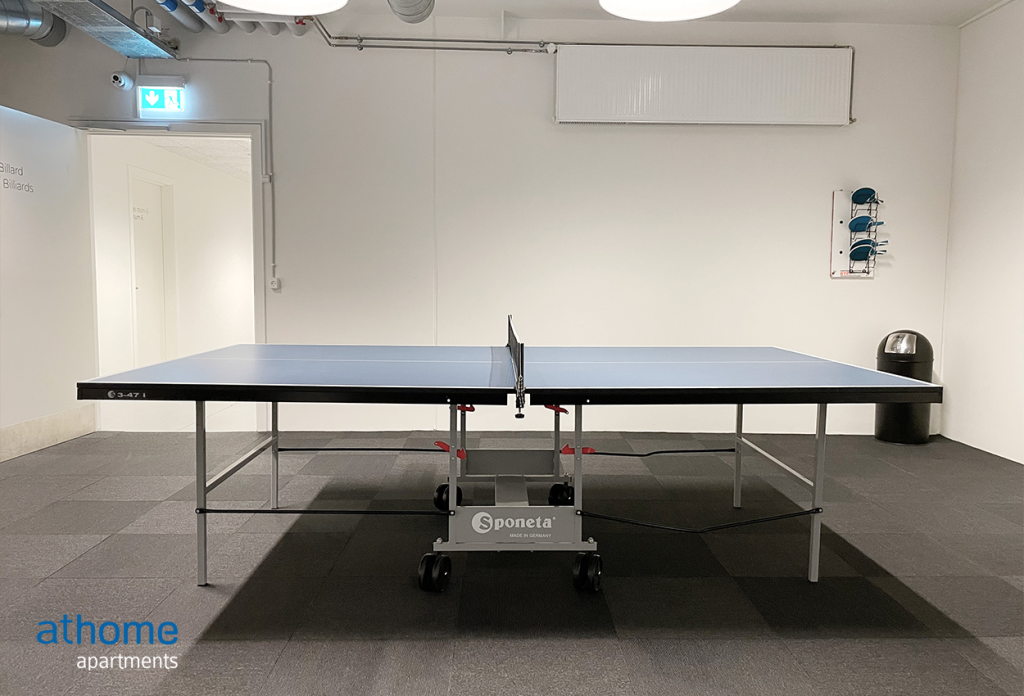 Gaming room, table tennis