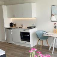 Kitchen and dining area